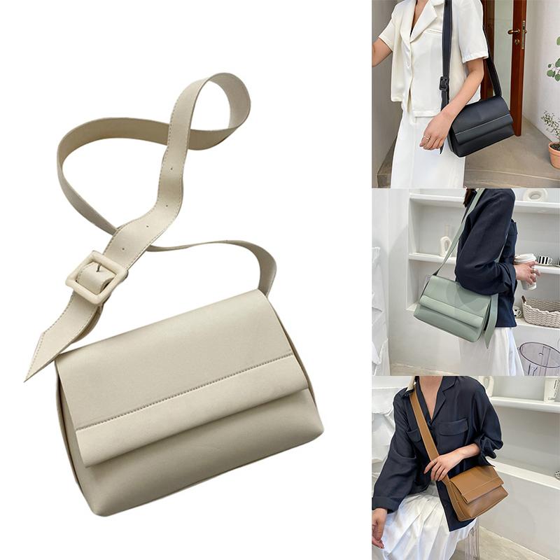 

Evening Bags -Simple Retro Fashion Broadband One-Shoulder Underarm Bag Casual Simple Messenger Small Square, Light green