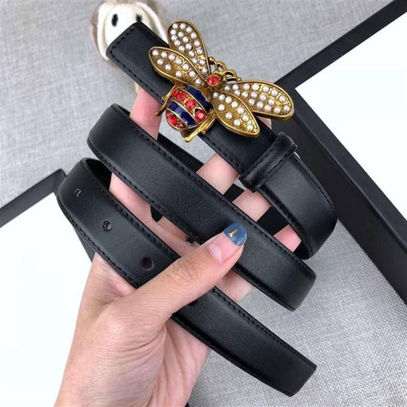 

Designer Belts Man Women Belt Brand Smooth Buckle 5 Models Bee Buckle Belt Width 2 4cm others Width 3 8cm High Quality2502, Black