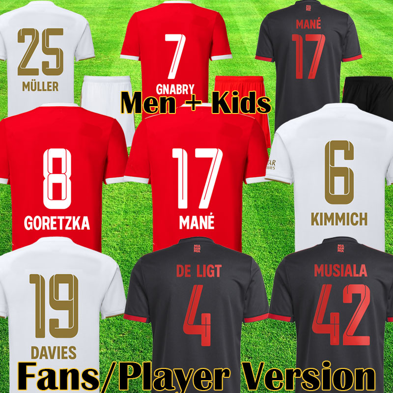 

22 23 DAVIES soccer jersey 10 Years Champions BAYERN DE LIGT MUNICH MANE GNABRY MULLER KIMMICH munich MUSIALA football shirt Men Kids equipment kit 2022 2023 COMAN, League home