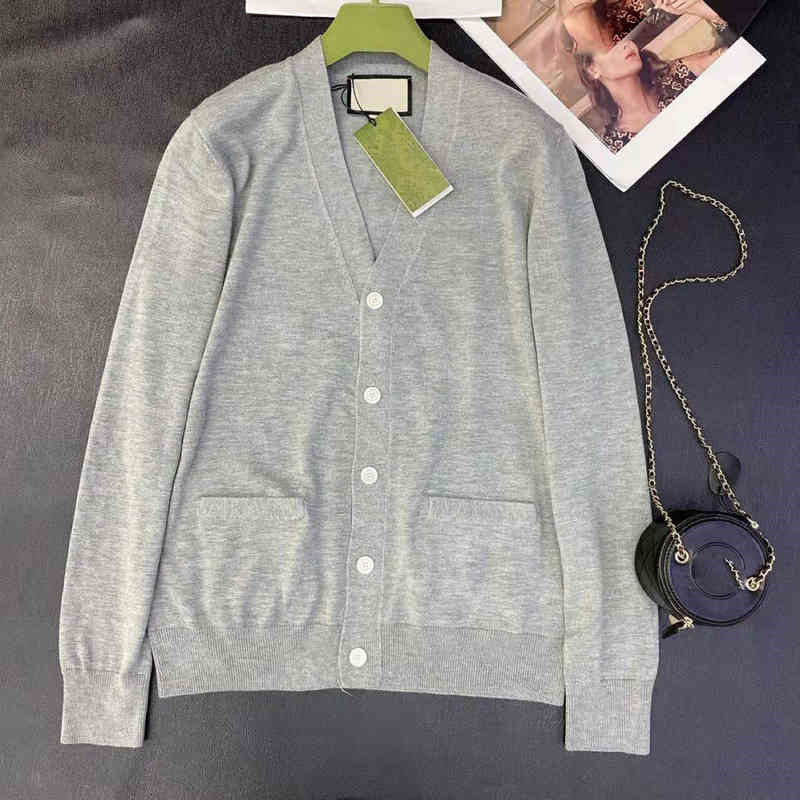 

Wholesale custom 70% OFF Spring thin knit button cardigan aging choice slim simple literary commuting routine long sleeves, Gray