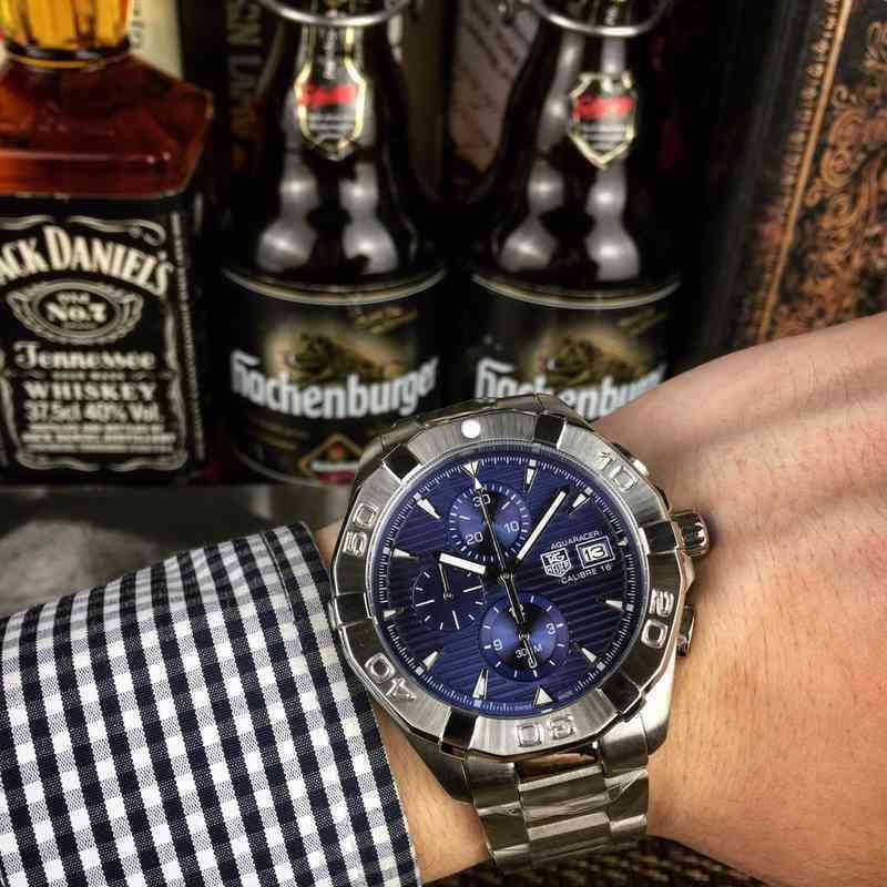 Luxury Watches for Mens Mechanical Wristwatch Tag heue Aquaracer Calibre 5 Fully Automatic Men's 8j5e Designer