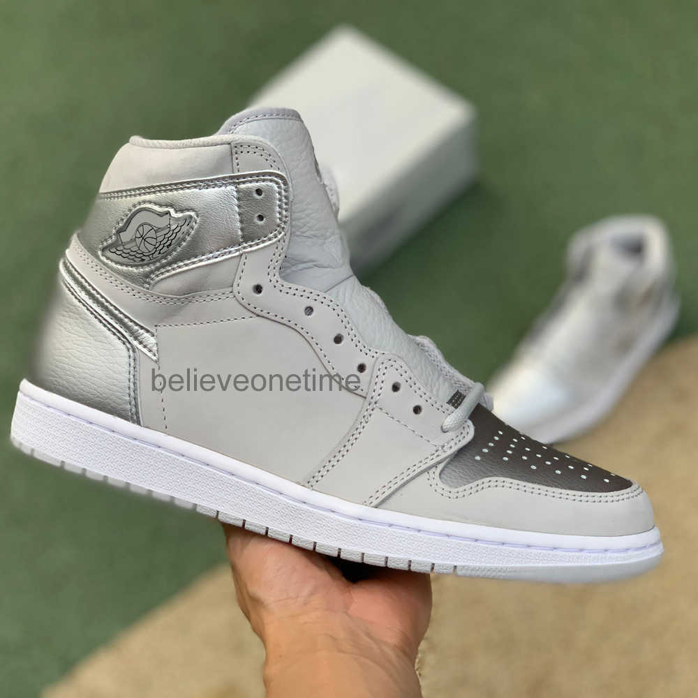 

Authentic Quality Jumpman 1 High OG Co.JP Japan Tokyo Grey Silver DC1788-029 Men Basketball Shoes Sneakers UNC Chicago Bred With Box