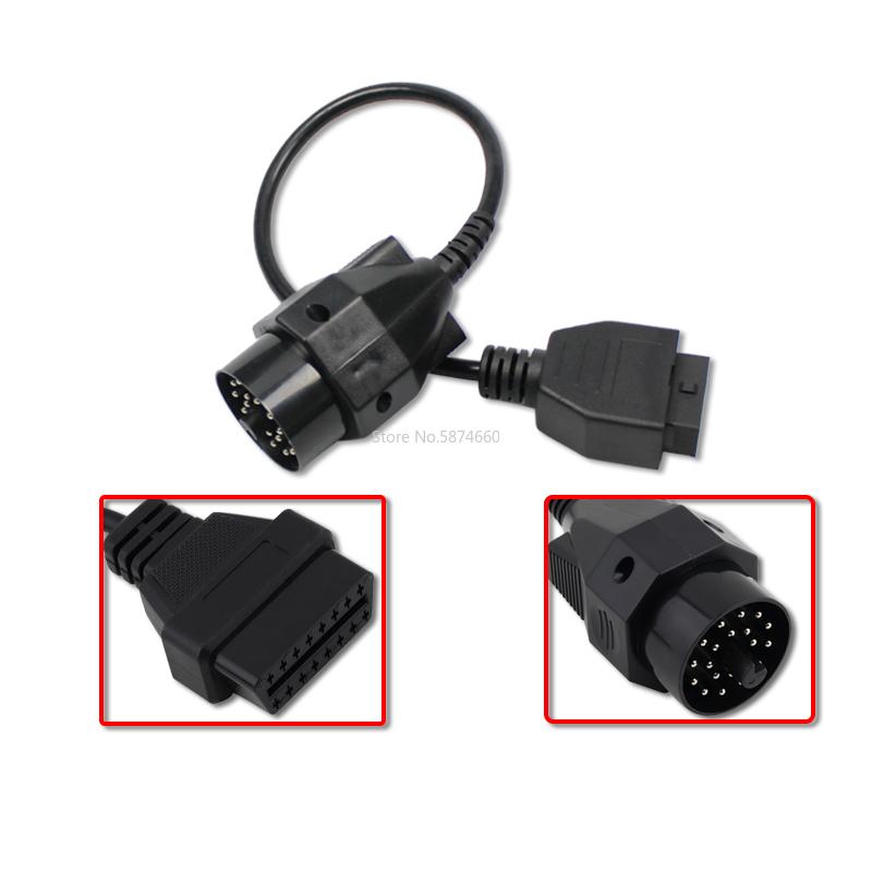 

Diagnostic Tools OBD II Adapter For 20 Pin To OBD2 16 Female Connector E36 E39 X5 Z3 20pin Est Conversion Cable Detection Line