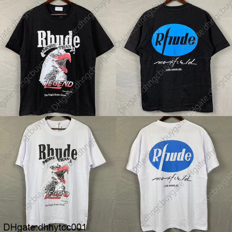 

t Shir Designer Sell Well Men Whie Black Rh Shir Eagle Head Prin Men' T-shir high qualiy AZ51, 5005hei