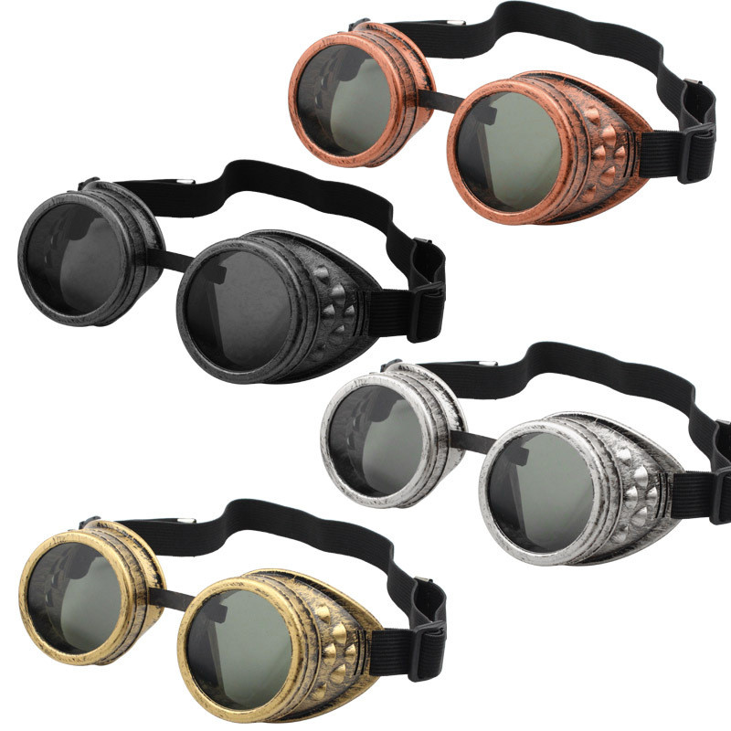 

Goggles Steampunk Glasses Vintage Retro Welding Punk Gothic Sunglasses 2022 Fashion