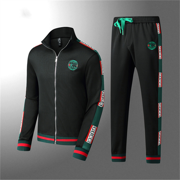 

Designer brand Golden velvet Tracksuits logo Mens Casual Street Leisure Fashion Streetwear Pullover Sweatshirts long sleeves coat and pants set LM-3XLP04