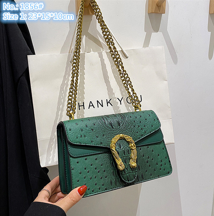 

Wholesale ladies shoulder bags classic embossed retro crocodile chain bag multi-layer printed fashion mobile phone coin purse personalized leather handbag, Beige2-431857#