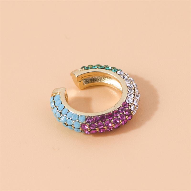

Hoop & Huggie Colorful Zircons Earrings For Women Girls Classic Trendy Diamonds Earring Ear Hoops Fashion Jewelry GiftsHoop