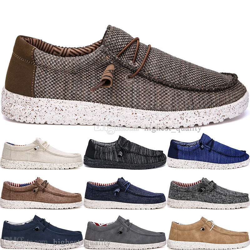 

1183 Spring New Fashion British style Mens Canvas Casual Shoes Man Hundred Leisure Student Men Lazy Drive Overshoes Outdoor Comfortable Breathable Big Size EUR 40-48