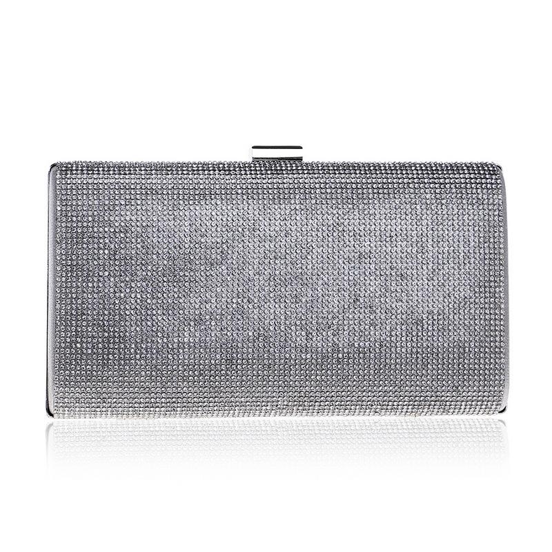 

Evening Bags Rhinestones Women Shoulder Handbags Small Wedding Clutch Phone Key Purse Bag Diamonds Party YM1134Evening, Black