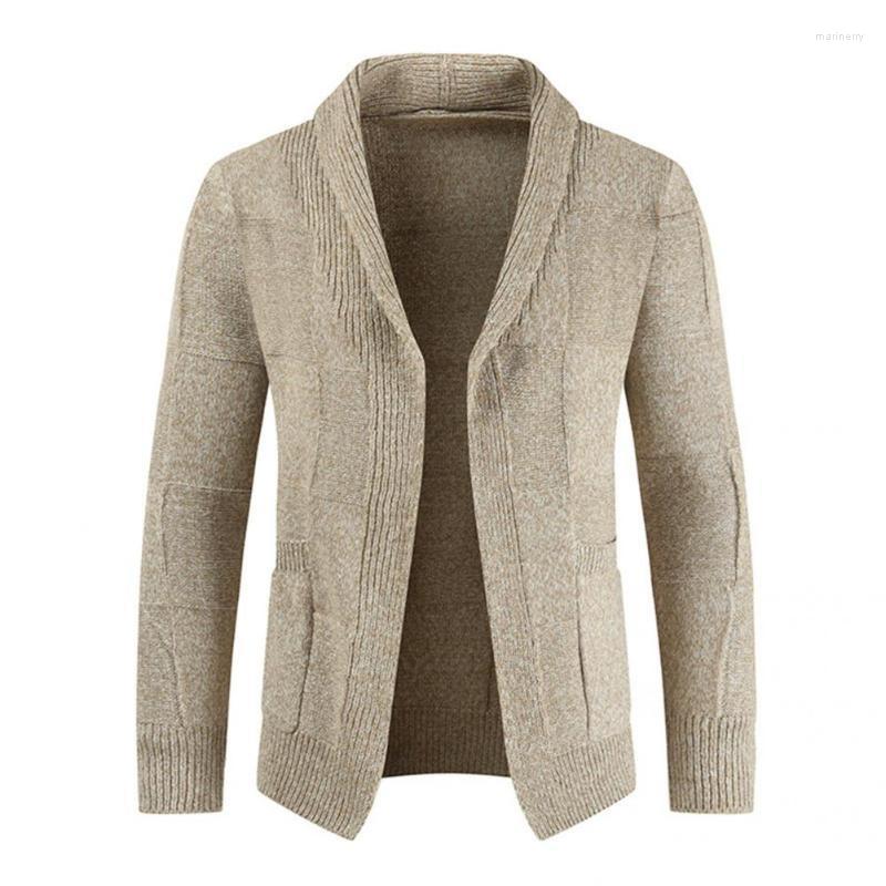 

Men's Sweaters Cardigan Fabulous Leisure Winter Sweater Coat Wear Resistant Men Warm For Work Mari22, Khaki