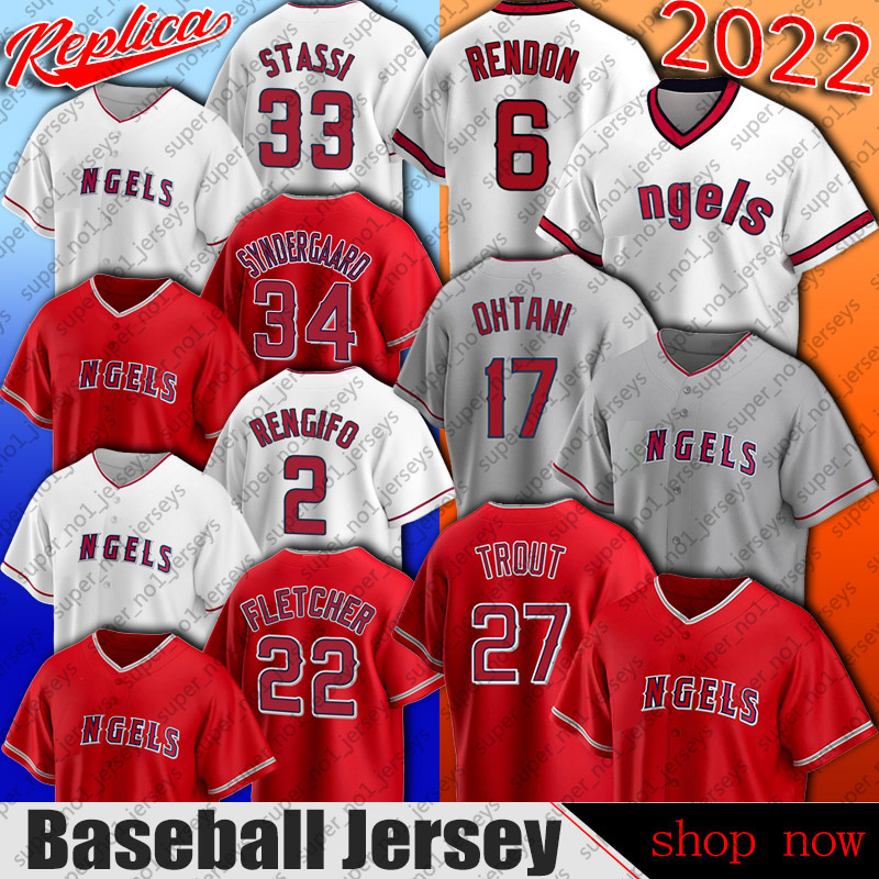 

Los Angeles 27 Mike Trout 17 Shohei Ohtani Jersey Baseball Anthony Rendon David Fletcher Jerseys Noah Syndergaard Luis Rengifo Brandon Marsh Raisel Iglesias Stassi, Woman custom jersey (ts)