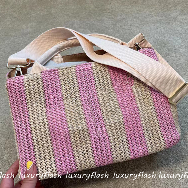 

Women Handbags Tote Straw Woven Designers Beach Bag Luxurys Shoulder Crossbody Bags Large Capacity High Quality Summer Ladies Handbag, Make up difference