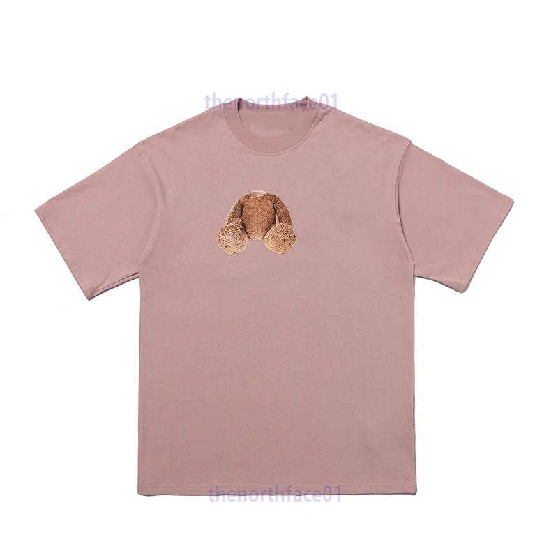 

Mens Womens Summer Shirt Designers T Shirts For Men s Fashion Bear Tshirts Clothing Chothes Short Sleeved Tshirt Tees V8VM, Black+bone