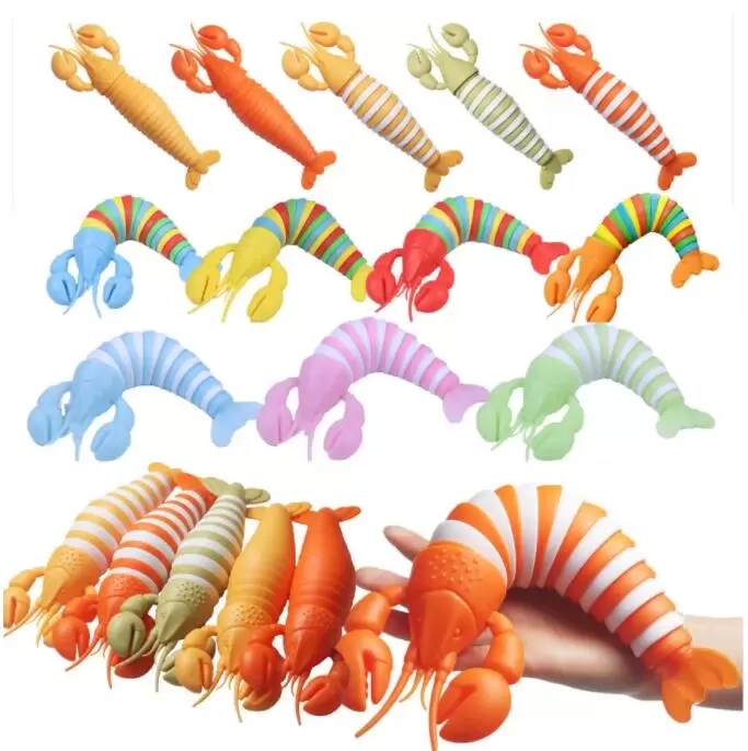 

Multi Designs Fidget Toys Slug Articulated Flexible 3D Slugs Favor Fidget Toy All Ages Relief Anti-Anxiety Sensory for Children Adult Christmas Gifts 2023