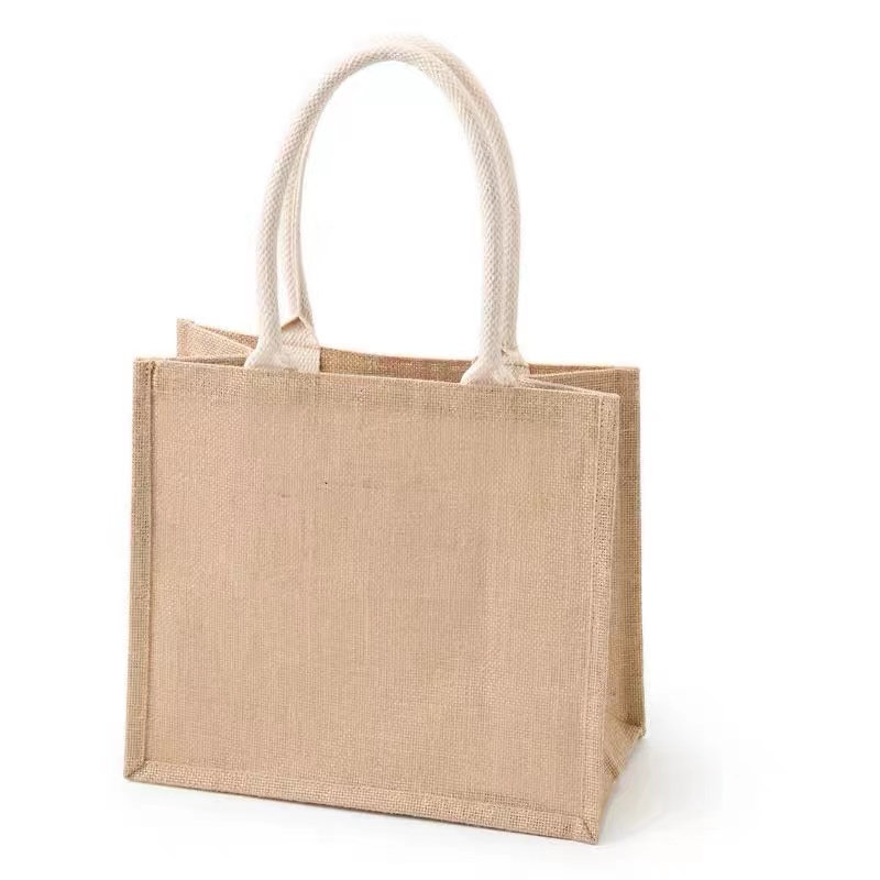 

2022 Simple Folding Shopping Bag Size 27 31 16cm, Cream