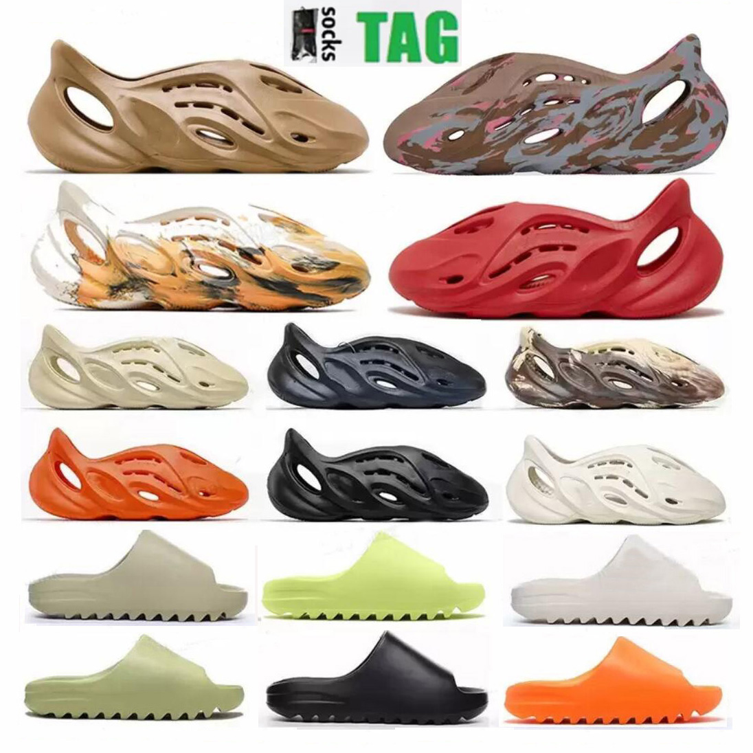 

Men Sandal Women Vermillion Mineral Blue Running Sandals Slide Slippers Foam Ochre RUNR MX Cream Moon Grey Shoes White Desert Ararat Sand Runner Slides Sneakers GXB, #25 for the shoes box