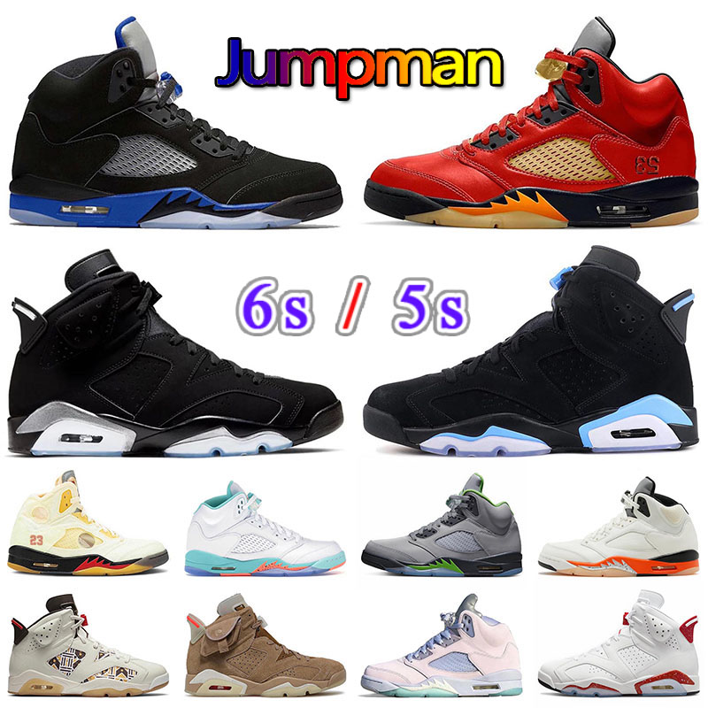

5s Reto Sneakers 6s Mens Womens Basketball Shoes Fire Red Mars For Her Orange Black Infrared Chrome Racer Blue Unc Sneaker Jumpman 5 6 Outdoor Walking Designer Trainer, C03 40-47 red oreo 2022