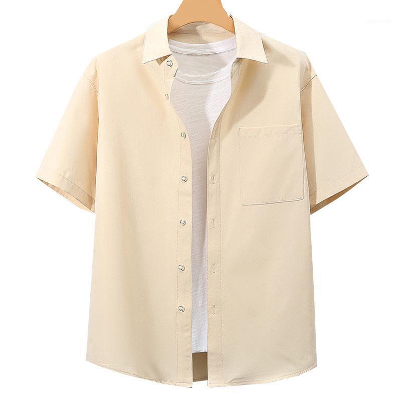 

Men's Casual Shirts Summer Shirt 5xl Bust 130cm Loose Thin Style For Men, Black