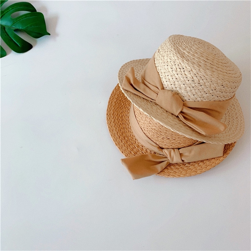 

Topi Ember Anakanak Jerami Putri untuk Perempuan Bayi Musim Panas Aksesoris Perlindungan Matahari Pantai 220611, Beige