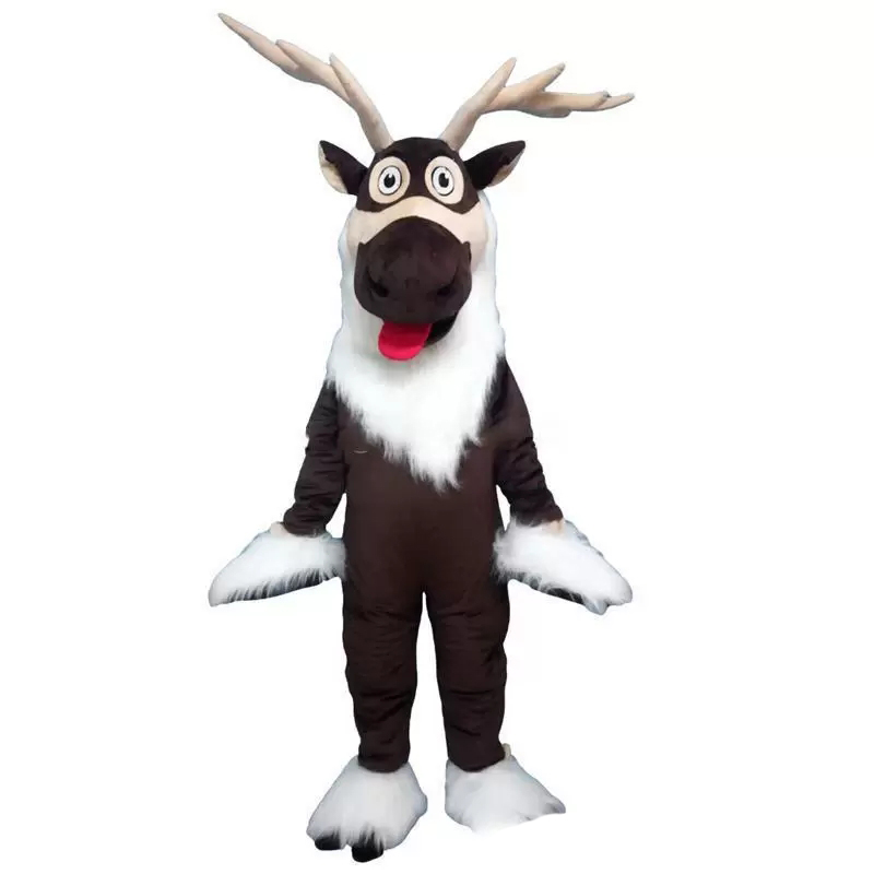 

Reindeer long hair quality Mascot cartoon, factory physical photos, quality guaranteed, welcome buyers to the evaluation, As pic