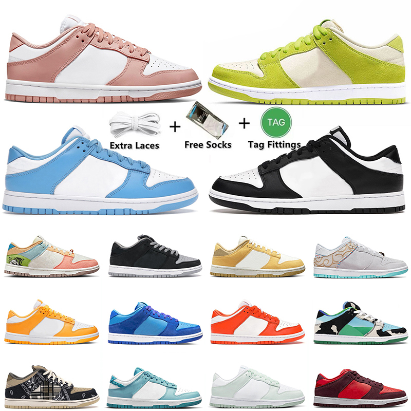 

2022 Big Size 13 Chunky Low Casual running shoes men women Cherry Spartan Green Apple Black White UNC Coast Off university blue Chicago Photon Dust trainer sneakers, B46 white mint 36-45 100