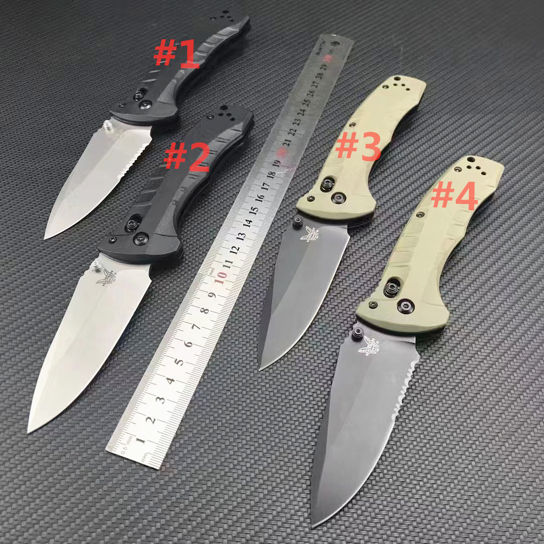 

High quality Benchmade 980 Survival Folding Knife CPM-S30V Drop Point Blade Synthetic Resin Handle EDC Pocket Knives With Retail Box