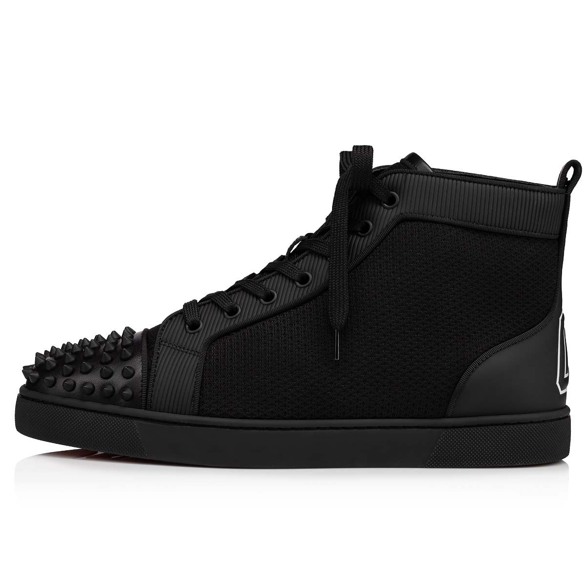 Chaussures décontractées pour hommes baskets noires Bottoms Red Bottoms Shoe Spiks High Top Lace Up Trainers Varsilou Spiked Orlato Platform Trai