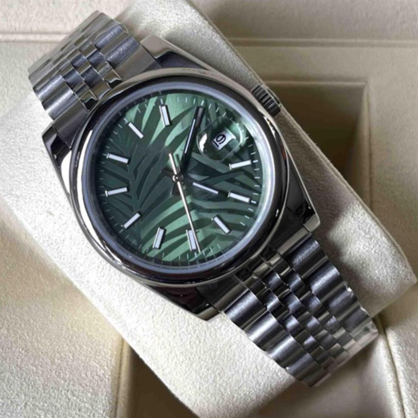 

2022 waterproof Watch Datejust Green Dial Oyster Perpetual Turquoise Mens 41mm 36mm Stainless Ceramic Sapphire luminous montre de 331h, Box