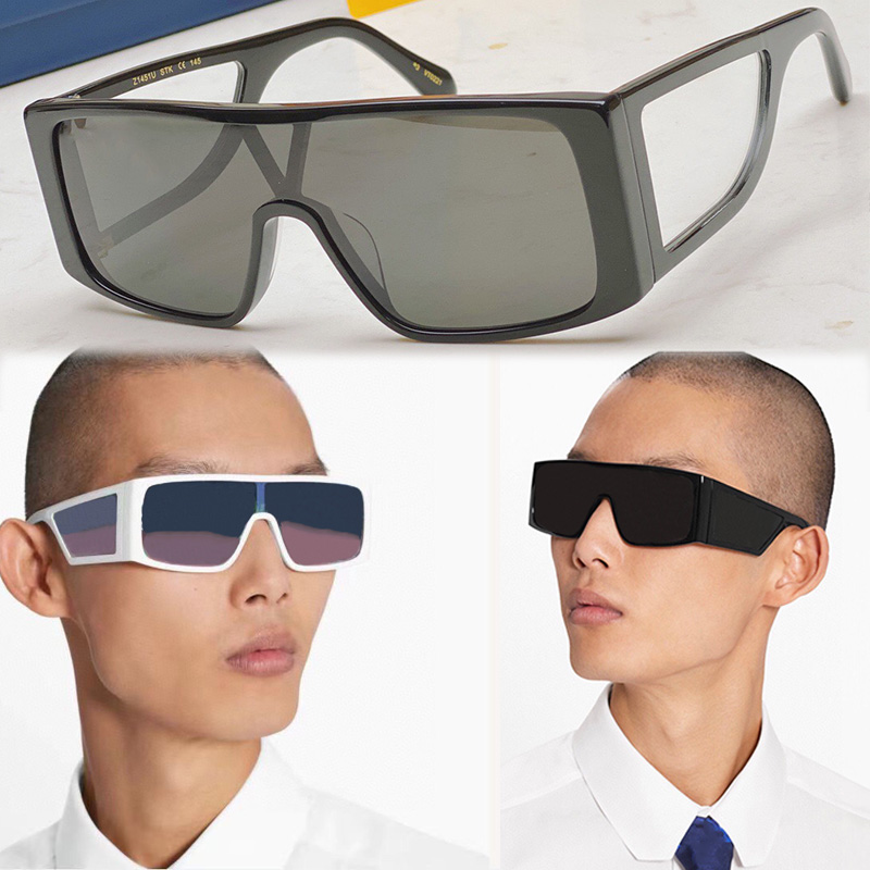 Official website new mens and womens luxury sunglasses Z1451 fashionable wide temples design classic wild travel vacation photo UV protection bel