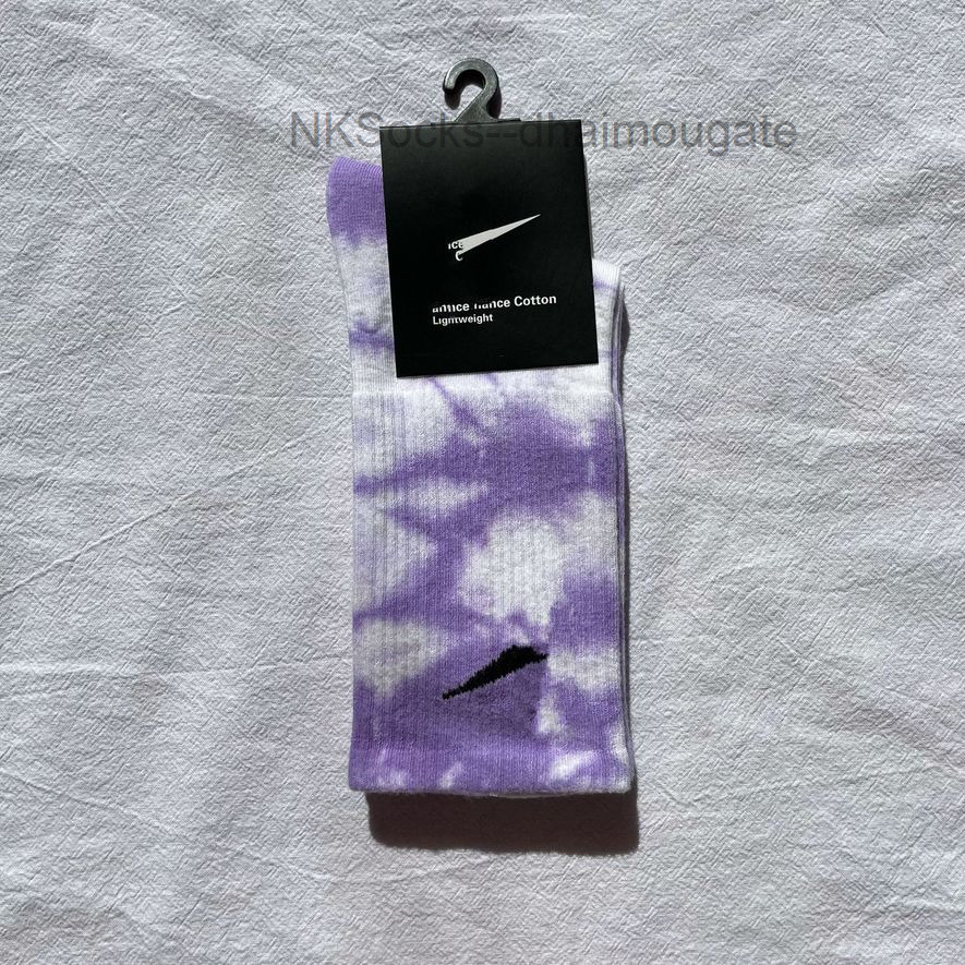 

Fashion Classic Men's Socks Hook Brand Cotton Tie Dyed Long Tube Street Couple Middle Moisture Absorption Sock Men Women Luxury Medium Sportsocks Zeci, Nk deep blue