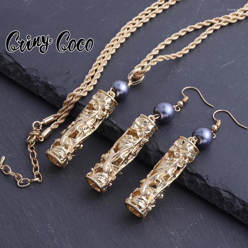 

Earrings & Necklace Cring Coco Gold Jewelry Sets Hollow Plumeria Rubra Drop Necklaces Set Hawaiian Polynesian For Women 2022Earrings Tris22, As pic