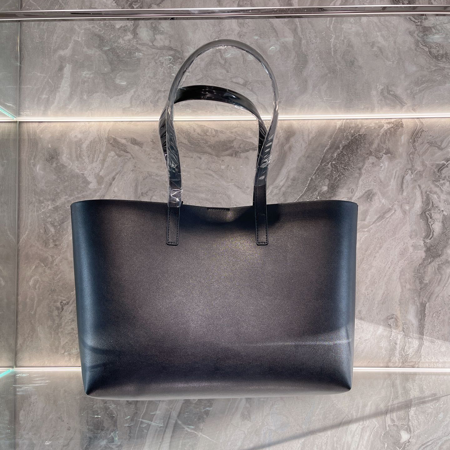 

Trendy work shopper bags designer womens wallets black spacious and practical soft pu leather laptop tote high quality luxury handbags lady fashion shoulder bag, Black small size