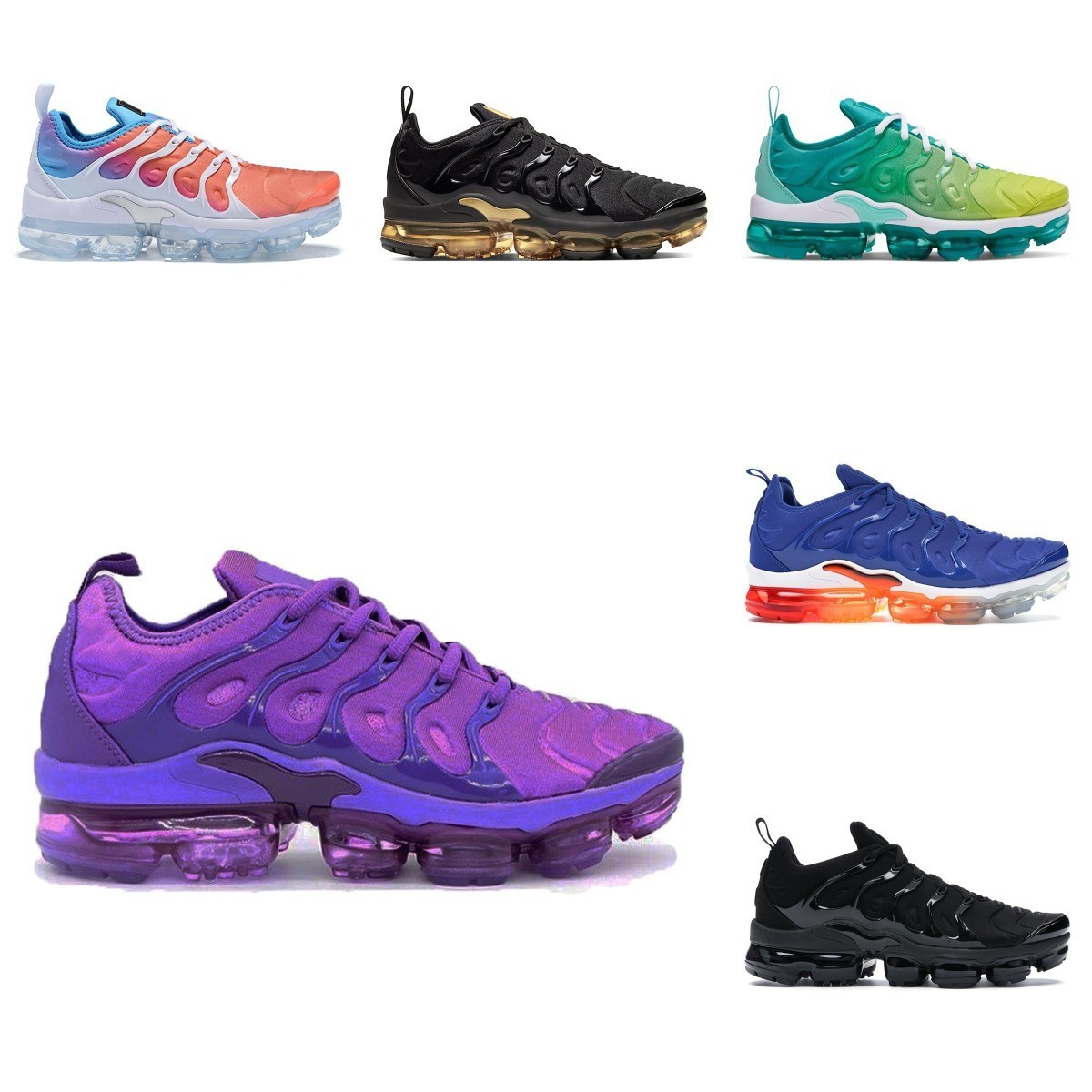 

Men Women Tn Plus Running Shoes Triple Black White Psychic Airs Pink Pure Platinum Summer Gradient Grape Sunset Metallic Gold Mens Trainers A002, S1