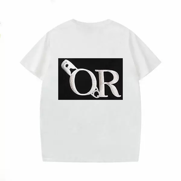 Hight Quality 5A T shirts dress for Men 2022 Cotton Fashion Designer 3D Letters Printing Crew Neck White Black Summer Breathable Clothing Mens T-Shi