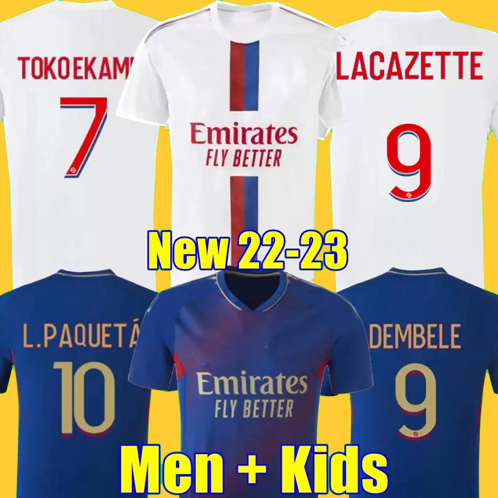 

Fans player version 22 23 Maillot 4TH 2022 2023 Soccer Jersey OL digital fourth football shirts TOKO EKAMBI BRUNO G CHERKI AOUAR HOME KADEWER fourth Lyon MEN kids sets, Away kids