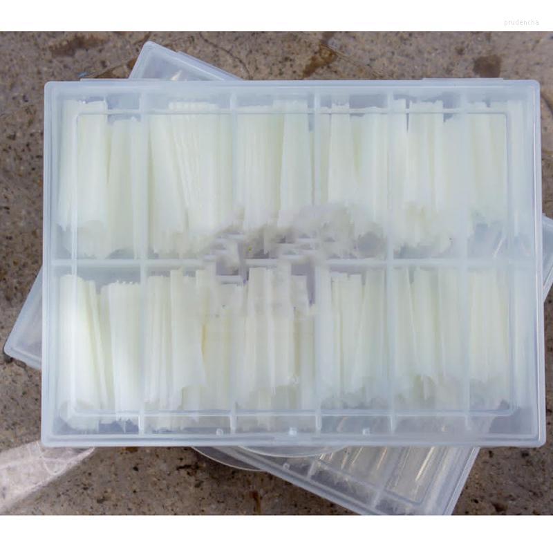 

False Nails 240Pcs Extreme Coffin Tip Extra Long Acrylic Nail Natural & Clear Tips For C Coffine Prud22