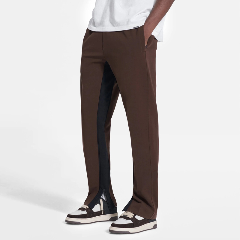 

REPRREESENT TAILORED TRACKSUIT PANT Sweatpants Zipper Women Men Fashion Loose Highstreet Hip Hop FZKZ277, Brown