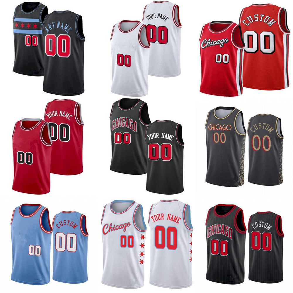 

75th Custom Basketball Jerseys Men Women Youth DeMar 11 DeRozan Nikola 9 Vucevic Zach 8 LaVine Alex 6 Caruso 12 Ayo Dosunmu Jersey, Color