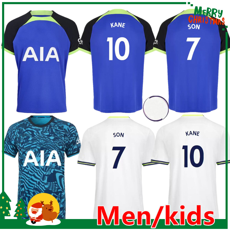

22 23 KANE SON BERGWIJN Soccer Jerseys KULUSEVSKI HOJBJERG colorful Away 2022 2023 TOTTENHAMs LUCAS BENTANCUR ROMERO kids kit men Football shirt, 21/22 away