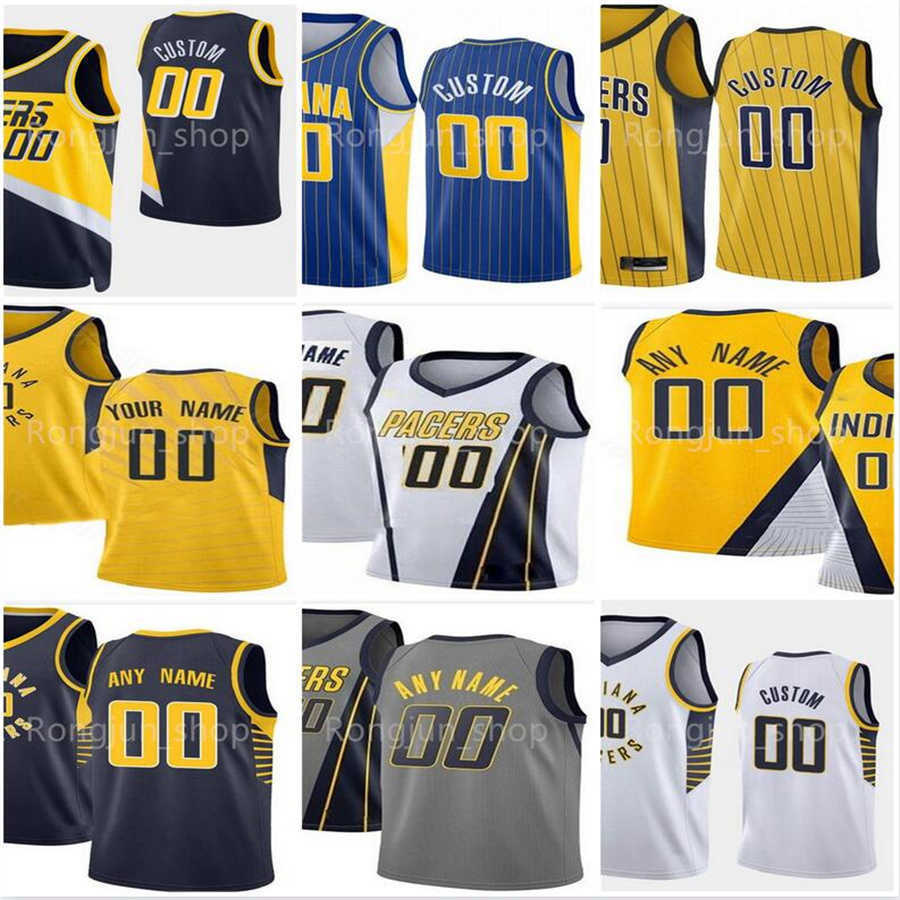 75th Diamond Basketball Jerseys Malcolm Brogdon 7 Domantas Sabonis 11 Myles Turner 33 Caris Levert 22 T.J. Warren 1 Jeremy Lamb 26 Justin