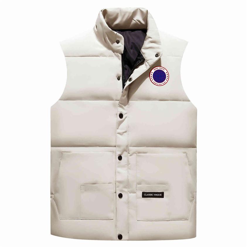 Down Jacket Vest Men and Women Lovers Fashion Canadian Size Thickened Work Coat Goose Dajia241R