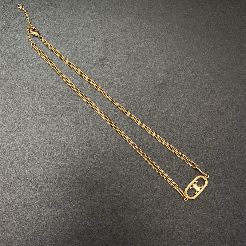 

Womens Necklace Choker Chain 18K Gold Plated Brass Copper Designer C-Letter Necklaces Pendant Statement Fashion Wedding Jewelry Accessories B263