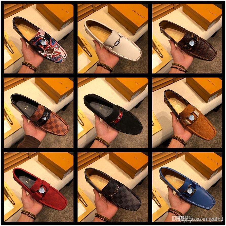 

G1 Designer Luxury Male Comfortabl Casual Loafers 2022 New Fashion Trend Patent Leather Suede Metal Hook Decoration Daily Shoes For Men A2, #22
