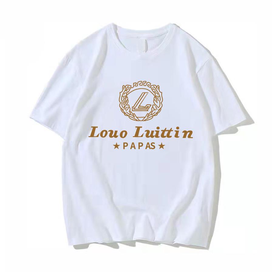 

Mens Letter Print T Shirts Black Fashion Designer Summer High Quality 100%cotts Top Short Sleeve Size S-5XL#04266j