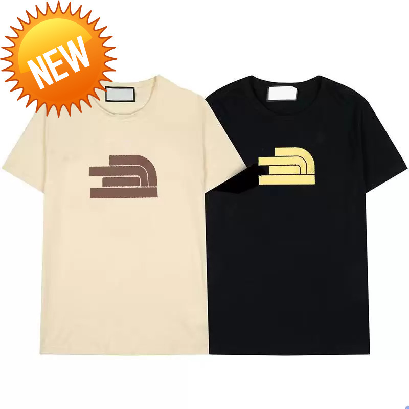 

2022 T Shirts For Men Cotton T -Shirt Round Neck Double Thread Spring Summer Letter High Street Loose Trend Short Sleeve Hip Hop Male NF