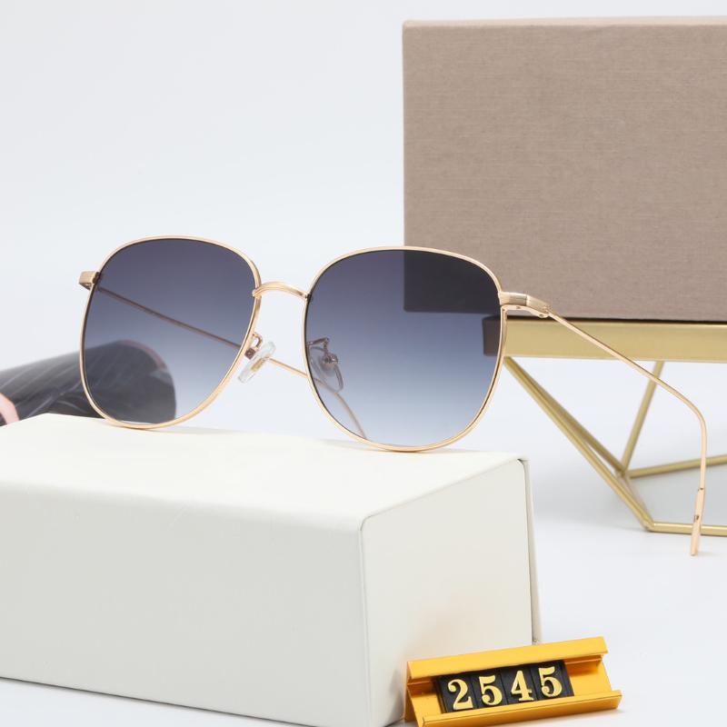 

Sunglasses Gradient Wholesale Fashion Trend Aluminum Frame Metal Color Film Glasses Retro Acrylic SunglassesSunglasses