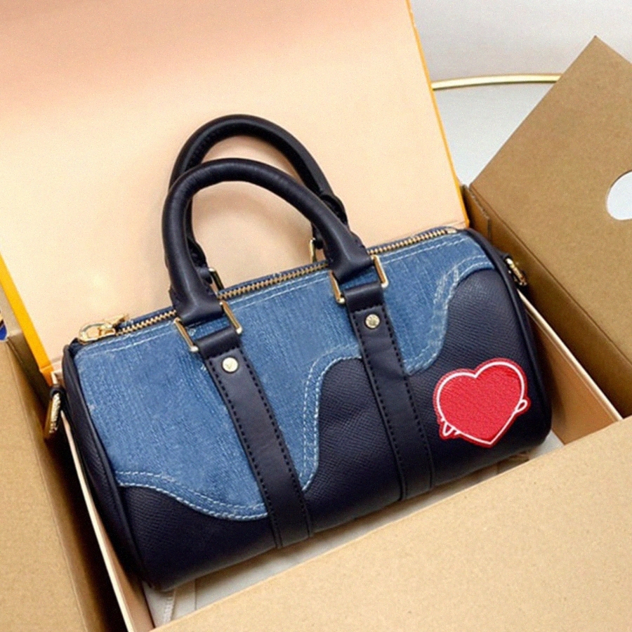 

KEEPALL xs Handbag denim Totes Crossbody Bag women Designer Vintage Bags G34l#