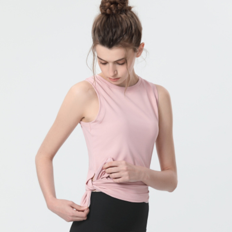 

Lu new female yoga clothes vest fitness sports elastic quick-drying sweat-absorbing personality split rest sling, 04