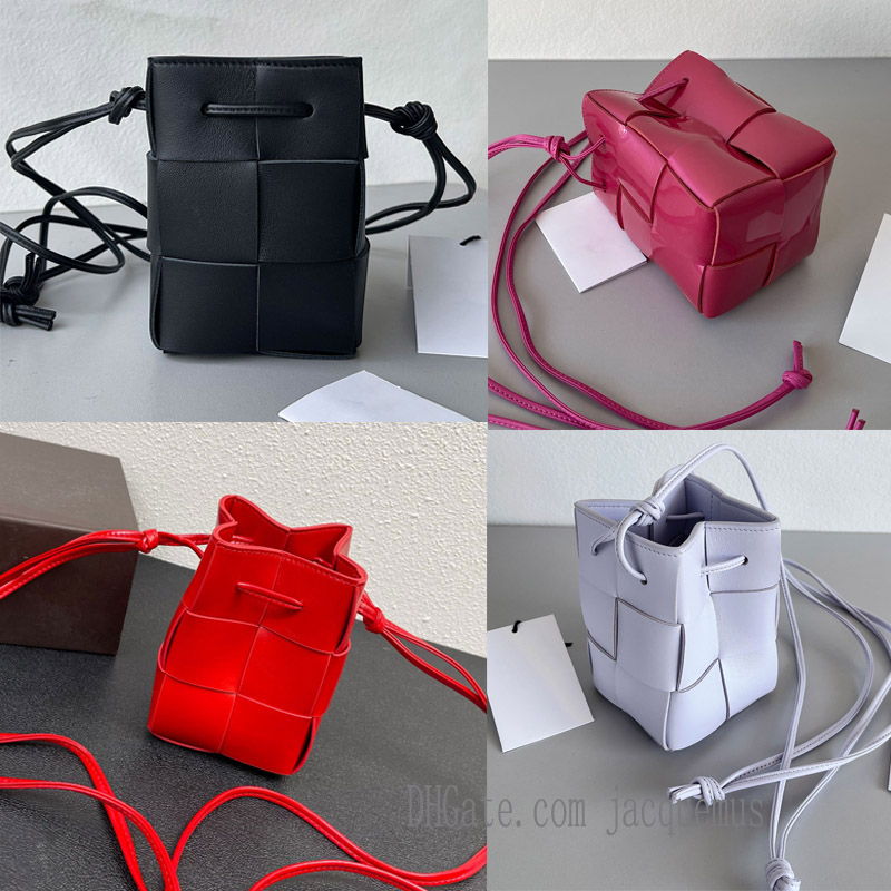 

2022 cassette bucket bag hand woven small buckets totes genuine leather handbag shoulder bottega bottegas designer bags purse, Dust bag